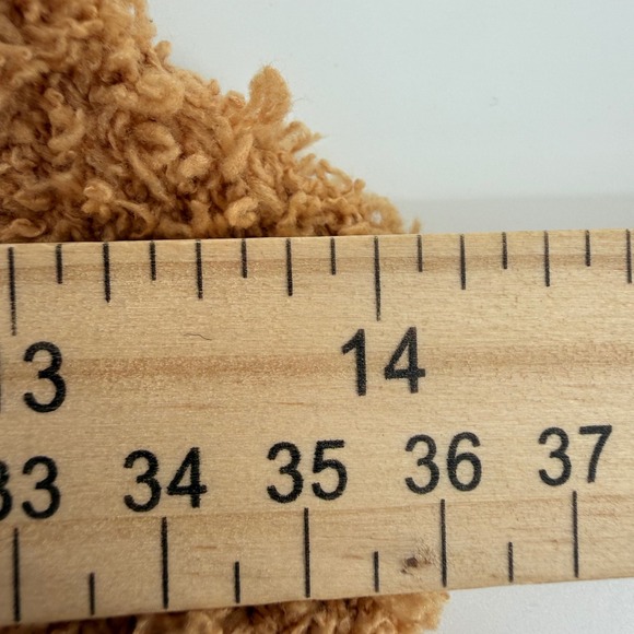 POL Women's Medium Brown Fuzzy Teddy Fleece Cropped Tank Sweater - Picture 3 of 7